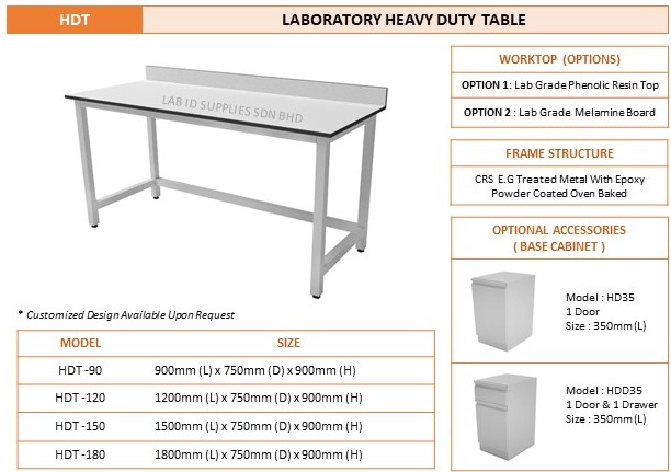 Laboratory Heavy Duty Table - Image 2