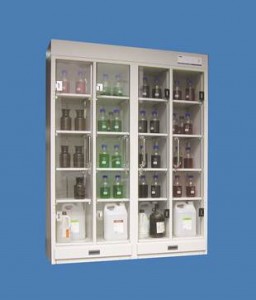 Ducted Chemical Storage Cabinet - 4 Compartment